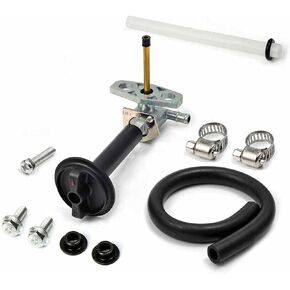 Fuel Valve Petcock Shut Off Switch and Lever Screw Fit for Honda Foreman 500 TRX500 2005-2011/OEM:16950-HP0-A01