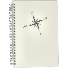 Journal Refill - Spiral bound | 5x8 (A5) College Ruled Refill Blank Paper | Travelers Notebook Refills for the Amazing Office Compass Rose Faux Leather Refillable Notebook | from The Amazing Office