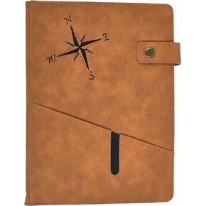 Journal Refill - Spiral bound | 5x8 (A5) College Ruled Refill Blank Paper | Travelers Notebook Refills for the Amazing Office Compass Rose Faux Leather Refillable Notebook | from The Amazing Office in Kuwait