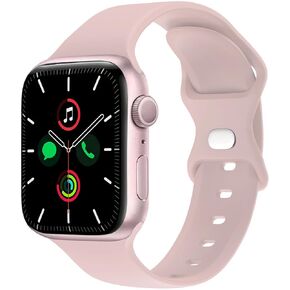 Band Compatible with Apple Watch 38mm 40mm 41mm 42mm 44mm 45mm 49mm, Replacement Soft Silicone Sport Strap for iWatch Series Ultra 9/8/7/6/5/4/3/2/1 SE Women Men in Saudi Arabia