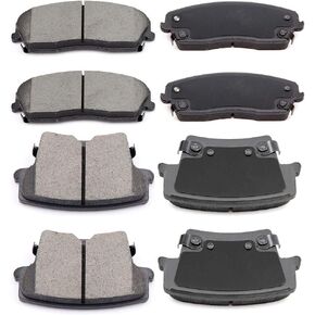 Brake Pads Discs Kits,ECCPP 8pcs Front Rear Ceramic Brake Pad Set for 2005-2017 for Chrysler 300 2009-2017 for Dodge Challenger 2006-2017 for Dodge Charger 2005-2008 for Dodge Magnum