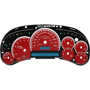 استبدال مقياس الوجه الأحمر LED إصدار Trans Temp لجنرال موتورز سيلفرادو سييرا تاهو in Kuwait