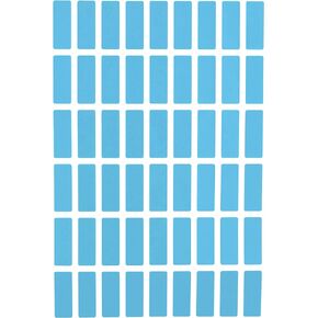 Royal Green Colored Rectangular Labels in Neon Colors 1in x 3/8in (25mmx10mm) - 270 Pack