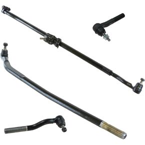 4 Piece Kit Inner Outer Tie Rod End Drag Link LH RH for 07-16 JK Wrangler