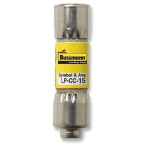 Cooper Bussmann Lp-Cc-15 - Pack of 10 -Low Peak Fuse Limit Time 15A Lp-Cc-15 - Pack of 10 -