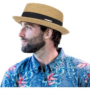 النساء الرجال الصيف القش جديلة لحم الخنزير فطيرة قبعة كلاسيكية قصيرة حافة قبعة الشاطئ ديربي فيدورا قبعة الشمس in Kuwait