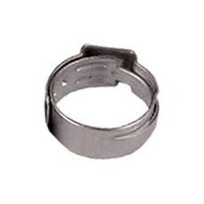 Oetiker 16700007 Stepless Ear Clamp, One Ear 5 mm Band Width, Clamp ID Range 9.6 mm (Closed) - 11.3 mm (Open) (Pack of 25)