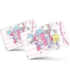 قطعتان من غلاف بطاقة ميلودي أنيمي اليابانية | النقل، بطاقة المفتاح، بطاقة الخصم، ملصق بطاقة الائتمان | تغطية وتخصيص البطاقة المصرفية | لا يوجد فقاعات، غطاء بطاقة نحيف ومقاوم للماء in Kuwait