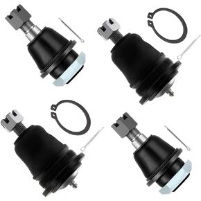 SCITOO 4pcs Front Suspension Kit Lower Ball Joint Upper Ball Joint Fit 1998-2000 For Nissan Frontier 4WD 2001-2004 Frontier 3.3L 2000-2004 Xterra