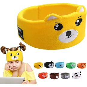 Kids Headphones Headband Wireless,Over The Ear Headband Headphones,Headband Earphones for Children Baby & Toddlers,with Thin Speakers & Super Soft Fleece Headband