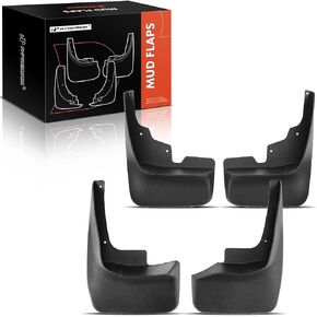 A-Premium Set of 4PCS Mud Flaps Splash Guards Mudguards Mudflaps with Hardware Kits Accessory Compatible with Jeep Grand Cherokee 2005-2010, Sport Utility, Front and Rear (Driver & Passenger Sides)