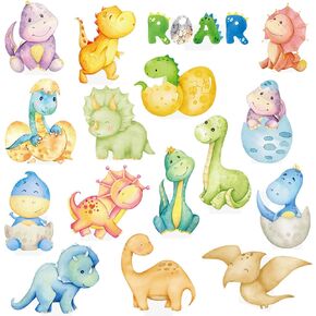 ديناصور الطفل دش الزينة 48pcs ديناصور كب كيك القبعات العالية الطفل ديناصور موضوع كب كيك يختار لدينو عيد ميلاد حزب الديكور للديناصور حزب دينو هدير موضوع الطفل لوازم العرض