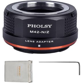 Lens Mount Adapter Manual Focus: Compatible with Leica M Lens to Nikon Z Camera Body