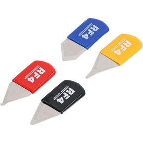 Demeras Pry Blade Set, Wide Application Stainless Steel Blades Ultra Thin 4Pcs Spudger Opening Tool Silicone Cover for Assembly