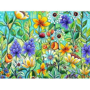Ceaco - The Garden Party - 300 Oversized Piece Jigsaw Puzzle