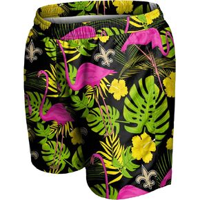 FOCO Men's Team Logo Highlights Suit Swimming Trunks