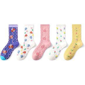 Tagoo Painiting Art Printed Socks Funny Novelty Crew Socks