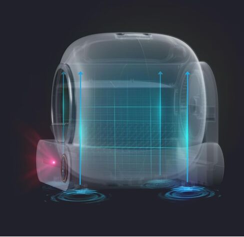 صندوق فضلات القطط ذاتي التنظيف، صندوق أوتوماتيكي جديد مضاد للقرص للقطط المتعددة، صندوق فضلات القطط الكبير الآمن، تحكم WiFi-2.4G/APP، مراقب الصحة الذكي، سهل التنظيف (أبيض) in Kuwait