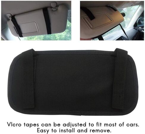 منظم حاجب الشمس للسيارة من هوبوباور، منظم جيب للإكسسوارات الداخلية للسيارات، السيارة، الشاحنة، تسجيل سيارات الدفع الرباعي وتخزين التأمين، حقيبة تخزين للممتلكات الشخصية in Kuwait