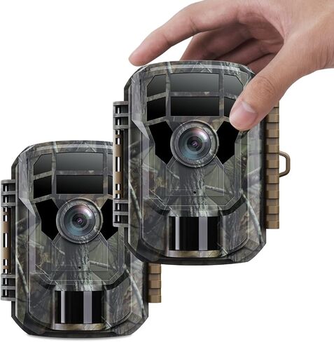 VOOPEAK 2 Pack Trail Camera 2K 36MP 2024 Updated Hunting Game Camera Motion Activated Trail Cam Scouting Hunting Cam Wildlife with 2.0 LCD Screen 120° Wide Angle Lens Night Vision Waterproof in Saudi Arabia