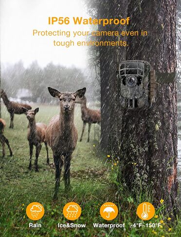 VOOPEAK 2 Pack Trail Camera 2K 36MP 2024 Updated Hunting Game Camera Motion Activated Trail Cam Scouting Hunting Cam Wildlife with 2.0 LCD Screen 120° Wide Angle Lens Night Vision Waterproof in Saudi Arabia