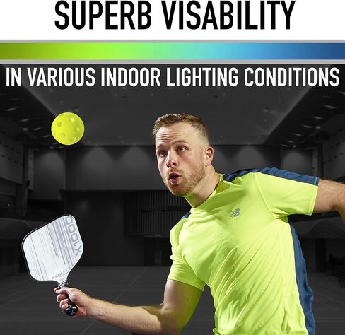 Franklin Sports X-26 Indoor Pickleballs - Indoor Court Pickleball Balls - 3 Pack, 12 Pack + Bulk 100 Pack of Pickleballs - USA Pickleball (USAPA) Approved Tournament Pickleballs - Multiple Colors in Saudi Arabia