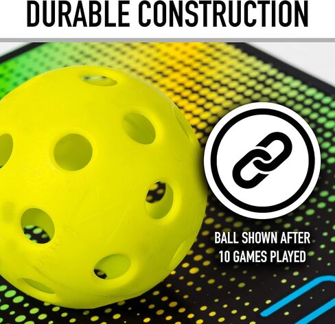 Franklin Sports X-26 Indoor Pickleballs - Indoor Court Pickleball Balls - 3 Pack, 12 Pack + Bulk 100 Pack of Pickleballs - USA Pickleball (USAPA) Approved Tournament Pickleballs - Multiple Colors in Saudi Arabia