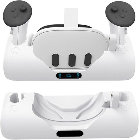 Charging Dock Station Compatible with Oculus/Meta Quest 3 VR Headset and Controller Fast Charger Base with Indicator Light Charging Stand for Quest3 Accessories in Saudi Arabia
