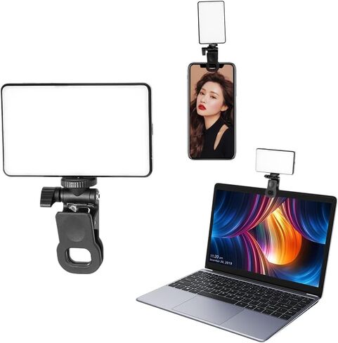 Phone Light 3000mAh 120 LED Video Light, Selfie Light CRI95, 2500K~9000K for Phone, Camera, Laptop, iPad, for Selfie, Video Conference, TikTok, Vlog (ST-120+JPY-15) in Kuwait