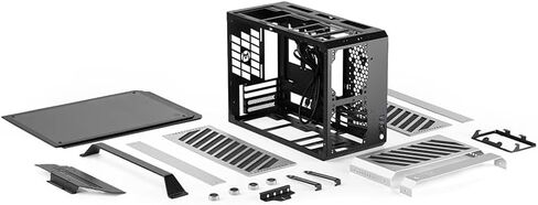 Mechanic Master Cool Cube Series C30Pro Side penetrating 360 AIO Matx Portable Desktop Computer Aluminum Alloy case(Moonlight Silver) in Saudi Arabia