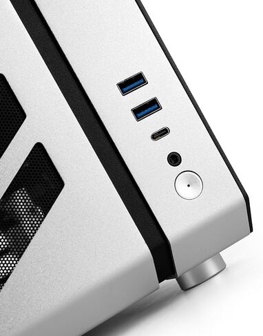 Mechanic Master Cool Cube Series C30Pro Side penetrating 360 AIO Matx Portable Desktop Computer Aluminum Alloy case(Moonlight Silver) in Saudi Arabia