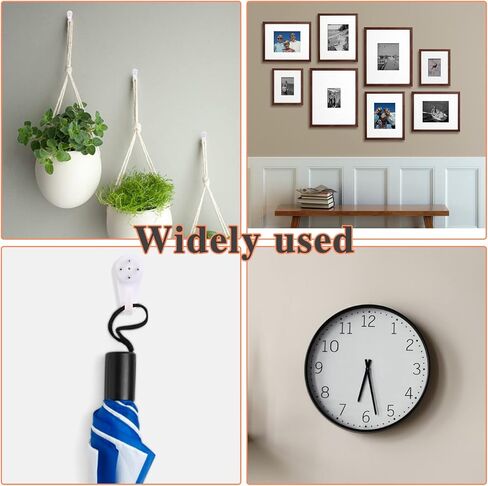 50 PCS Concrete Wall Hooks for Hanging Pictures Without Drilling, No Damage Picture Hangers for Concrete/ Cinder Block/ Brick/ Stucco/ Hard Walls, Brick Hangers No Drill Without Nails in Saudi Arabia