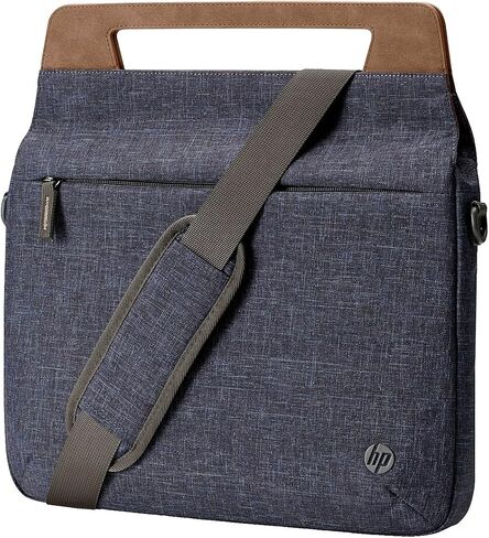 HP Renew 14" Slim Laptop Briefcase Made with Recycled Plastic Bottles and Water-Resistant Material | Navy in Saudi Arabia