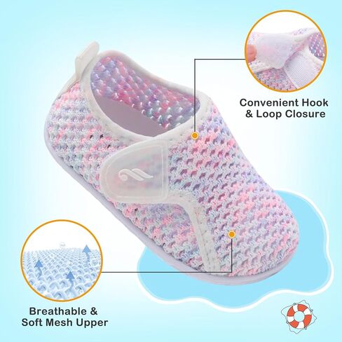 JIASUQI Baby Boys Girls Barefoot Swim Pool Water Shoes صنادل المشي على الشاطئ أحذية رياضية in Kuwait