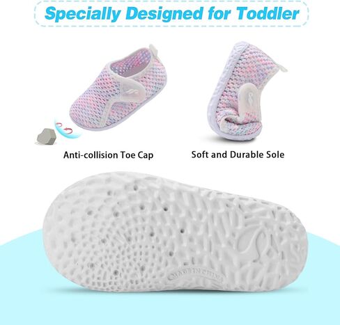 JIASUQI Baby Boys Girls Barefoot Swim Pool Water Shoes صنادل المشي على الشاطئ أحذية رياضية in Kuwait