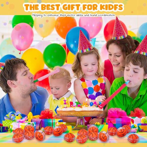 Liliful 50 Pcs Yo Yo Bulk, Yoyos for Boys Girls Yo Yo Toys Party Favors for Birthday Classroom Bag Fillers Carnival Prizes Xmas Gift (Basketball) in Saudi Arabia