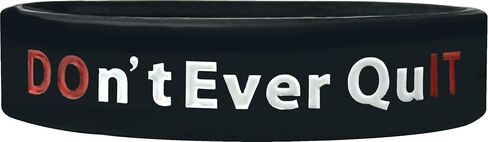 Addiction Recovery Motivational Wristband – Sobriety & Drug Recovery Rehab Stop Smoking Vaping Reminder Motivation Silicone Rubber Bracelet LLC in Saudi Arabia