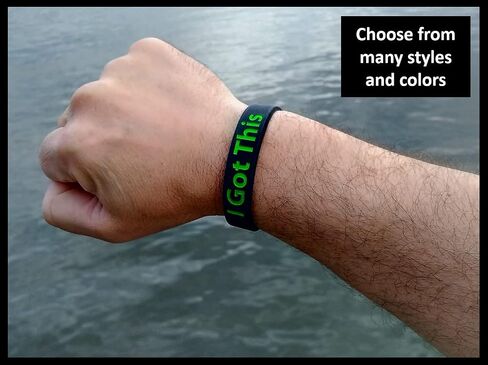 Addiction Recovery Motivational Wristband – Sobriety & Drug Recovery Rehab Stop Smoking Vaping Reminder Motivation Silicone Rubber Bracelet LLC in Saudi Arabia