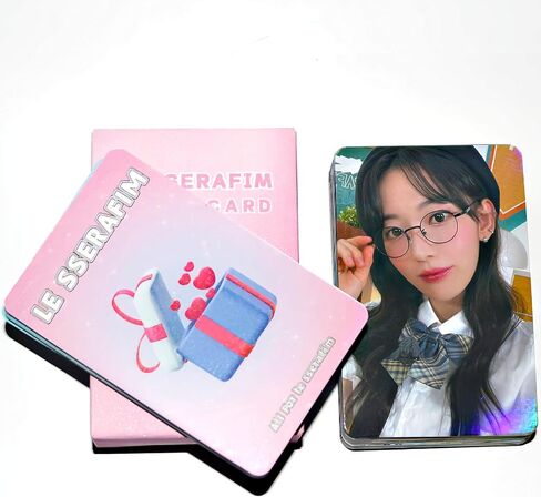 بطاقات صور LE SSERAFIM KPOP LE SSERAFIM بطاقة ليزر ثلاثية الأبعاد 55 قطعة LE SSERAFIM بطاقات لومو ليزر بضائع البطاقات البريدية بطاقة ليزر Le SSERAFIM in Saudi Arabia