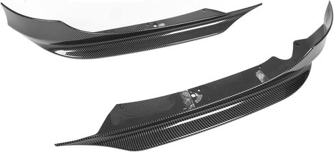 KIMISS 2PCS Front Bumper Spoiler,PP Front Bumper Lip Chin Splitter Carbon Fibre Pattern for 3 Series E90 4?Door Sedan 2009?2011(LCI Facelift Only) in Saudi Arabia