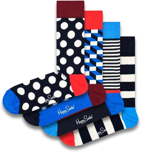 Happy Socks Mens 4Pk Amazon Big Dot Gift Set, 10-13 in Saudi Arabia