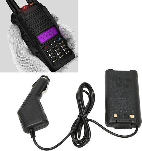 شاحن سيارة راديو ثنائي الاتجاه لـ Baofeng UV-9R Plus UV-9R Pro، شاحن سطح المكتب بقاعدة Walkie Talkie، مصدر طاقة لمنفذ ولاعة السجائر للحافلات والشاحنات وسيارات الأجرة in Saudi Arabia