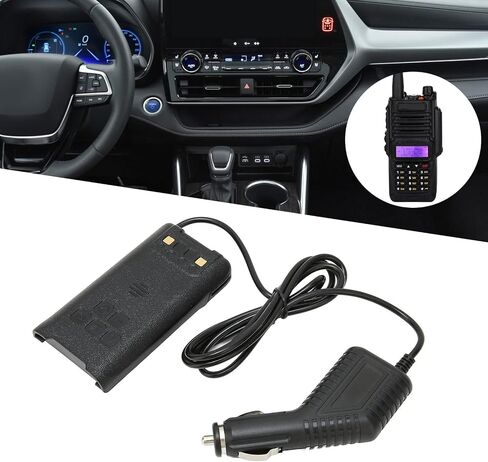 شاحن سيارة راديو ثنائي الاتجاه لـ Baofeng UV-9R Plus UV-9R Pro، شاحن سطح المكتب بقاعدة Walkie Talkie، مصدر طاقة لمنفذ ولاعة السجائر للحافلات والشاحنات وسيارات الأجرة in Saudi Arabia