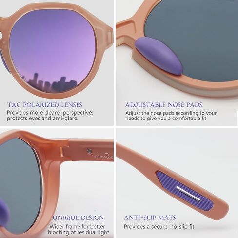 MONICE Retro Golf Polarized Sunglasses for Women Men, Driving Fishing Running Hiking Sport Glasses in Saudi Arabia