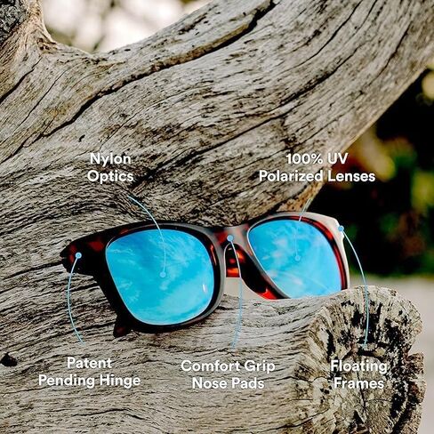 Rheos Waders Floating Polarized Sunglasses | 100% UV Protection | Boating & Fishing | Water Sport | Anti-Glare | Men & Women in Saudi Arabia