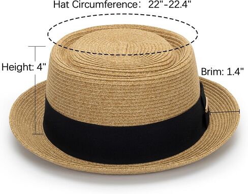 النساء الرجال الصيف القش جديلة لحم الخنزير فطيرة قبعة كلاسيكية قصيرة حافة قبعة الشاطئ ديربي فيدورا قبعة الشمس in Kuwait