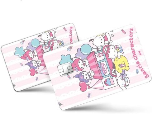 قطعتان من غلاف بطاقة ميلودي أنيمي اليابانية | النقل، بطاقة المفتاح، بطاقة الخصم، ملصق بطاقة الائتمان | تغطية وتخصيص البطاقة المصرفية | لا يوجد فقاعات، غطاء بطاقة نحيف ومقاوم للماء in Kuwait