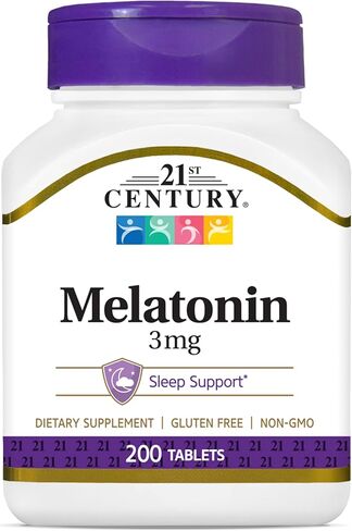 21st Century Melatonin 3 mg Tablets, 200 Count in Saudi Arabia