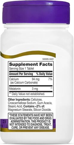 21st Century Melatonin 3 mg Tablets, 200 Count in Saudi Arabia