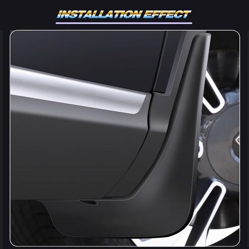 Mud Flaps Fit for 2019-2023 Chevy Silverado 1500 (Not fit Submodel ZR2 ; LT Trail Boss and Custom Trail Boss), Dedicated Mudguard for Four Seasons Universal Protection, Front and Rear in Kuwait
